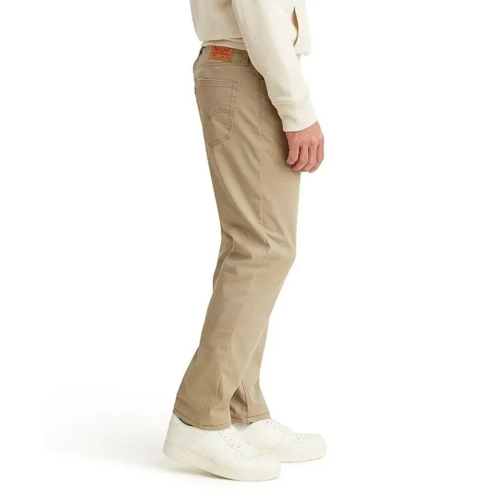 NEW Levis 514 Men's W30 L30 Straight Stretch Khaki Jeans Beige Cotton G1650